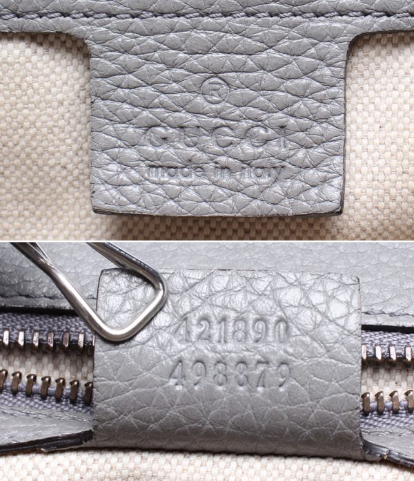 a175778001 4 Gucci 2way Handbag Shoulder GG Marmont Gray