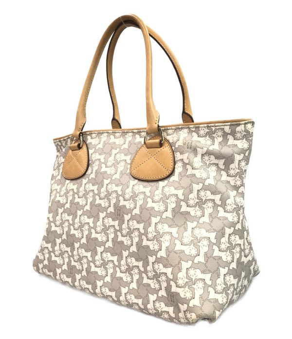 a175941035 2 Celine Carriage Pattern Tote Bag Gray