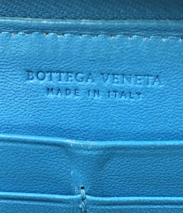 a176079126 4 Bottega Veneta Round Zipper Long Wallet Blue