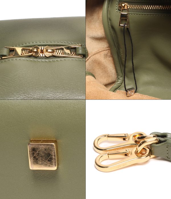 a176230002 6 Loewe 2way Handbag Square Amazona 19 Avocado Green