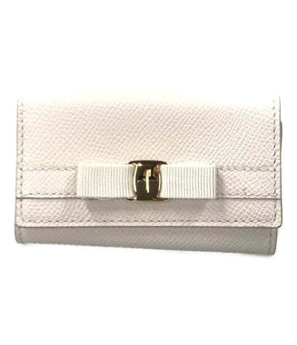 a176566038 1 Salvatore Ferragamo 6 key Case Vala White