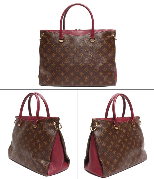 a176687003 2 Louis Vuitton 2way Handbag Pallas Monogram Brown