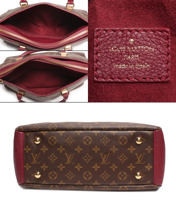 a176687003 4 Louis Vuitton 2way Handbag Pallas Monogram Brown