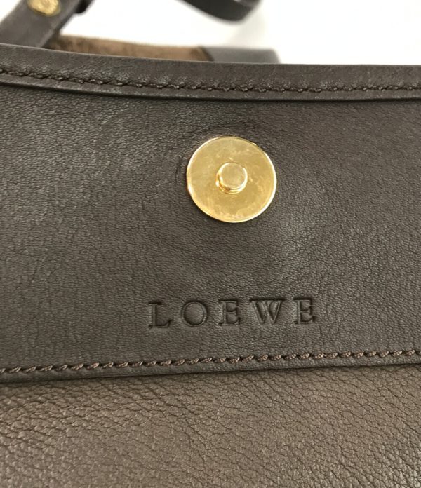 a177154001 4 Loewe Suede Mini Shoulder Bag Crossbody Brown