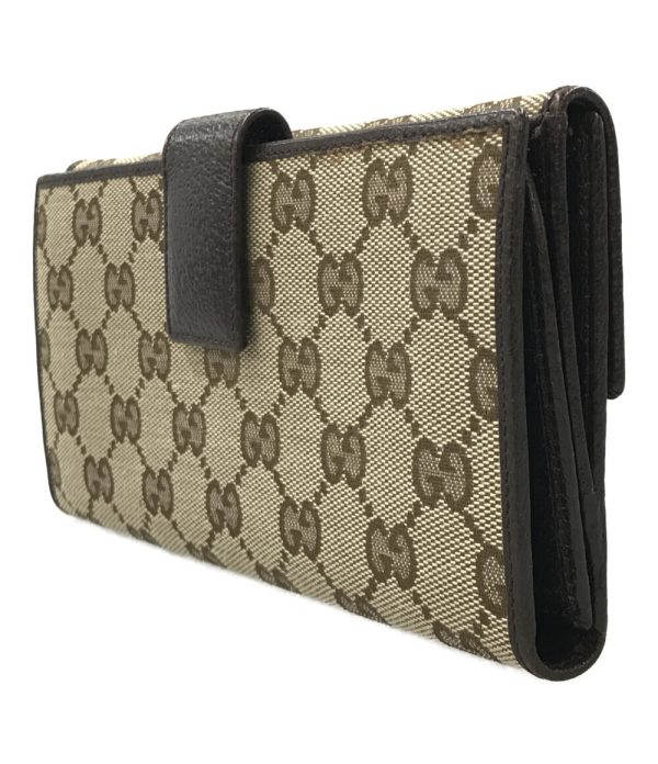 a177154003 2 Gucci Long Wallet GG Canvas Beige