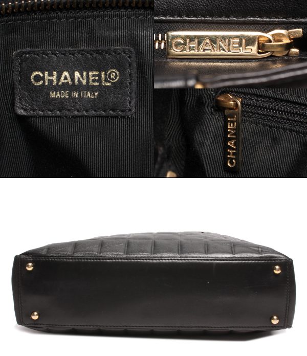 a177199010 4 Chanel Tote Bag Here Mark Chocolate Bar Black