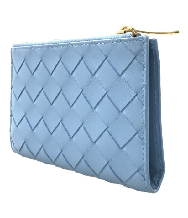 a178255006 2 Bottega Veneta Bifold Wallet Light Blue