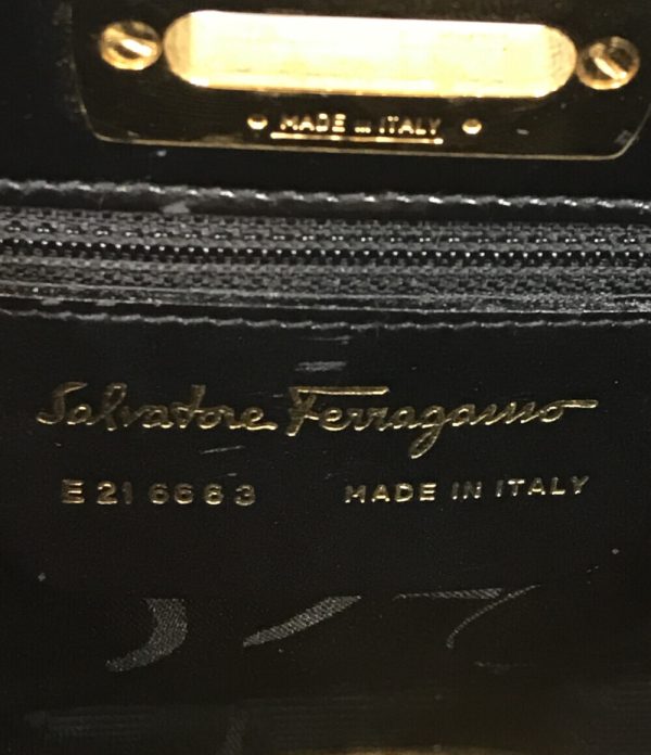 a178735003 4 Salvatore Ferragamo 2way Handbag Shoulder Black