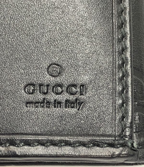 a178870005 4 Gucci Long Wallet W Hook And Eye Black