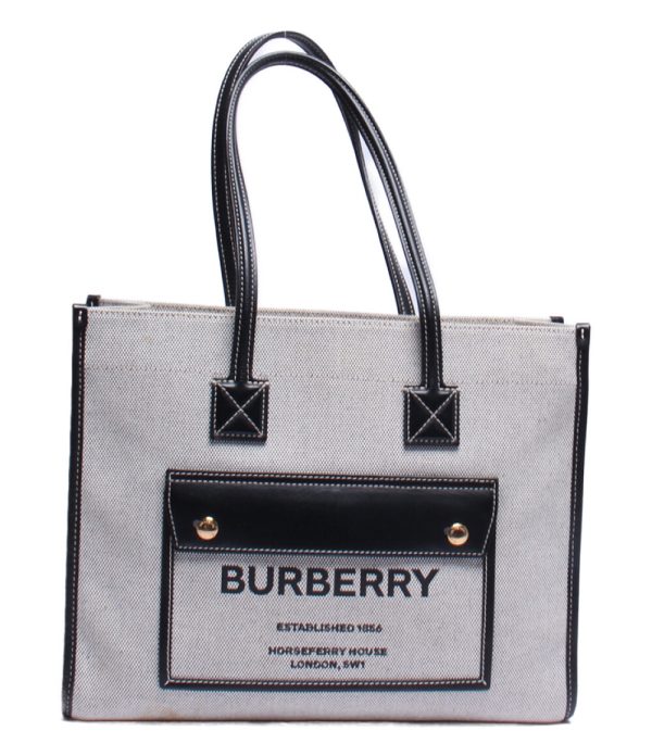 a178931001 1 Burberry Tote Shoulder Bag Gray