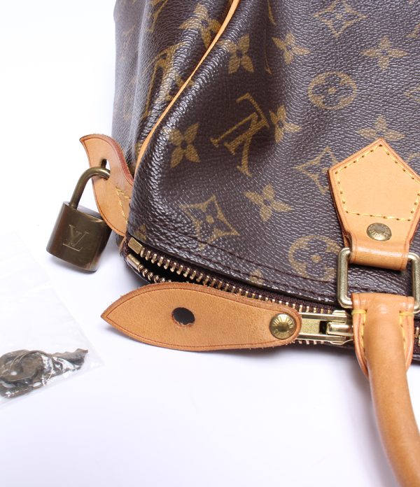 a179296004 7 Louis Vuitton Handbag Speedy 30 Monogram Brown