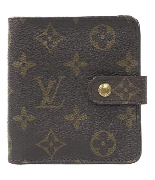 a179575003 1 Louis Vuitton Bifold Wallet Compact Zip Brown