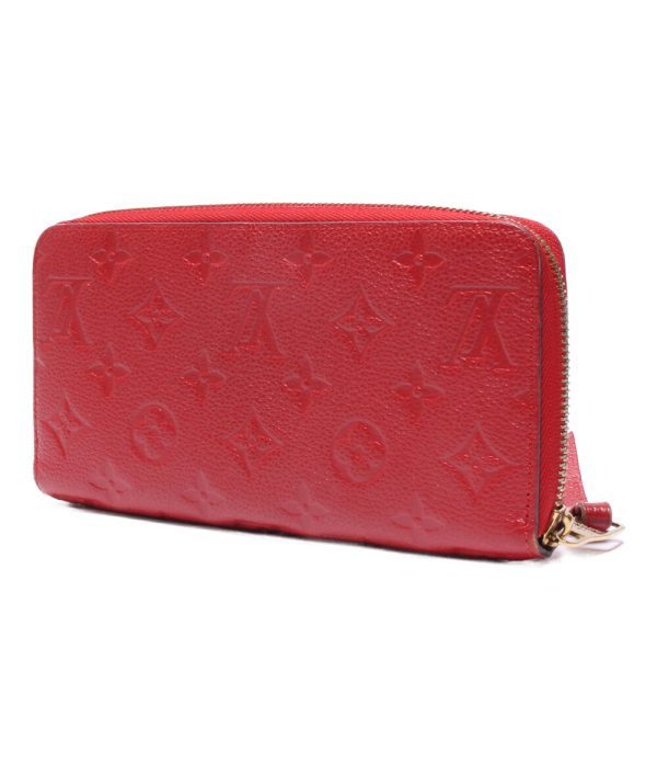 a179909014 2 Louis Vuitton Round Zipper Long Zippy Wallet Red