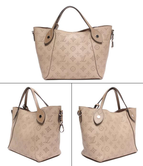 a180137001 2 Louis Vuitton 2way Tote Bag PM Mahina Gale Beige