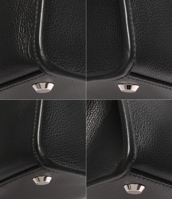 a180712001 5 Balenciaga 2way Leather Tote Bag Hardware Black