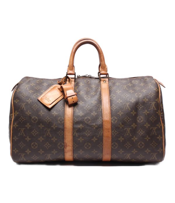 a181092007 1 Louis Vuitton Boston Bag Keepall 45 Monogram Brown