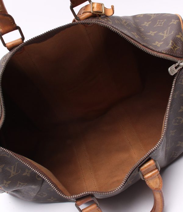 a181092007 3 Louis Vuitton Boston Bag Keepall 45 Monogram Brown