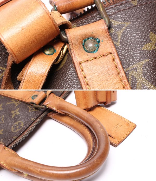 a181092007 6 Louis Vuitton Boston Bag Keepall 45 Monogram Brown