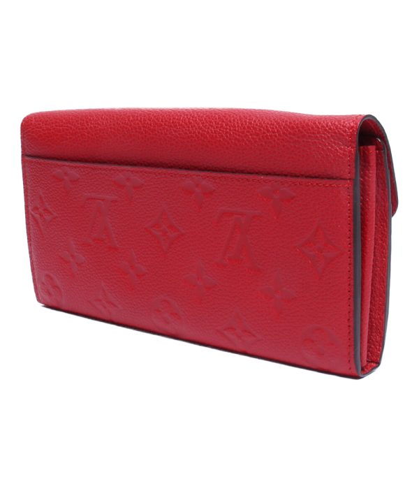 a181106007 2 Louis Vuitton Long Wallet Portefeuille Sarah Red