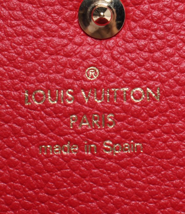 a181106007 4 Louis Vuitton Long Wallet Portefeuille Sarah Red