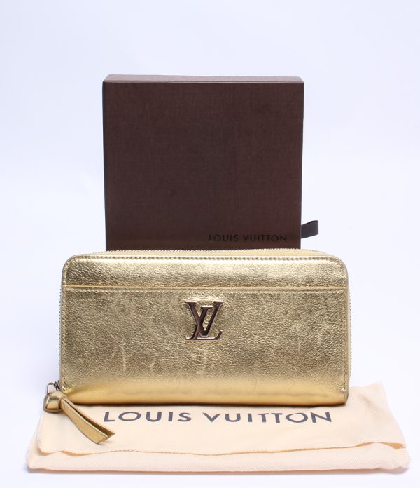 a181106009 8 Louis Vuitton Zipper Wallet Zippy Lock Me Gold