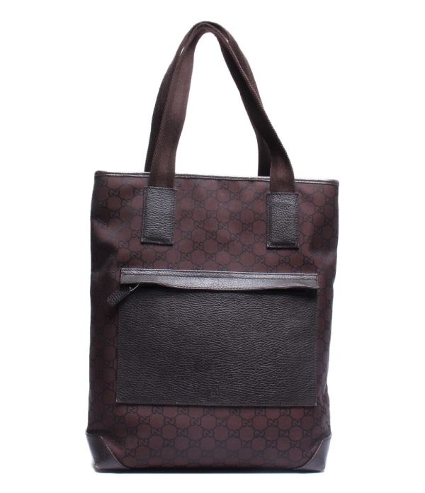 a181114001 1 Gucci Tote Shoulder Bag Brown