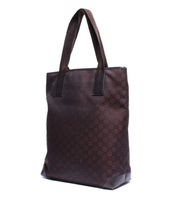 a181114001 2 Gucci Tote Shoulder Bag Brown