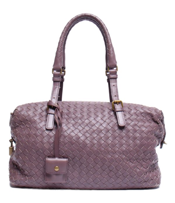 a181149001 1 Bottega Veneta Handbag Shoulder Intrecciato Purple