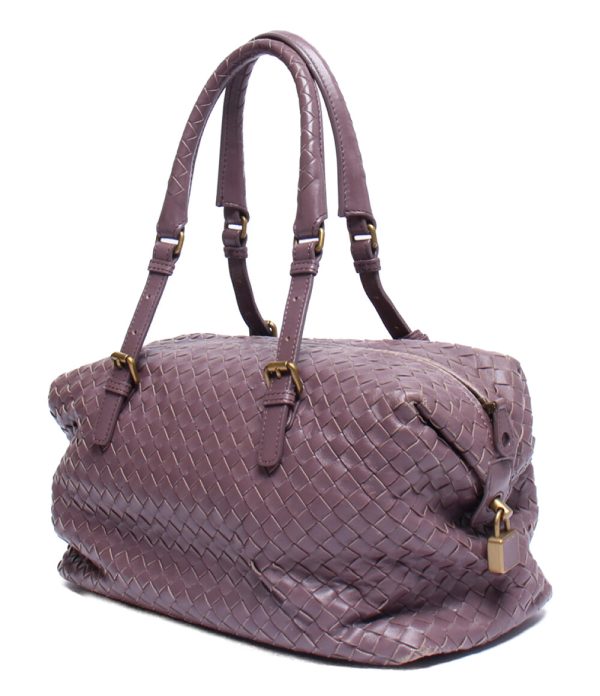 a181149001 2 Bottega Veneta Handbag Shoulder Intrecciato Purple