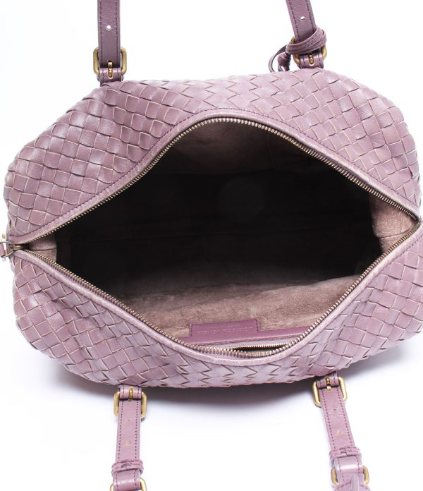 a181149001 3 Bottega Veneta Handbag Shoulder Intrecciato Purple