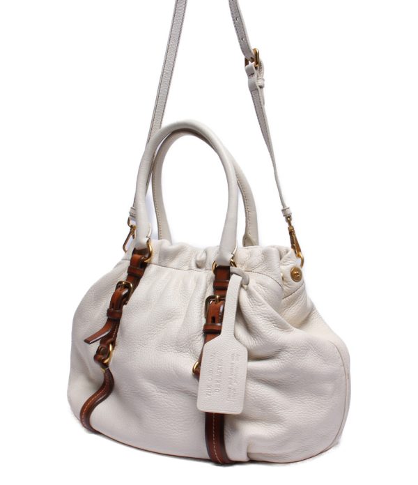 a181199051 2 Prada 2way Handbag Shoulder Crossbody White