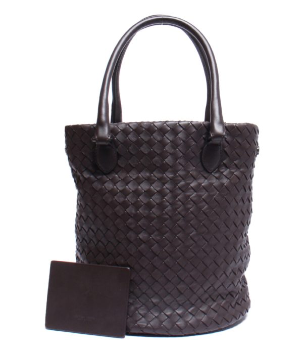 a181224004 1 Bottega Veneta Handbag Intrecciato Brown