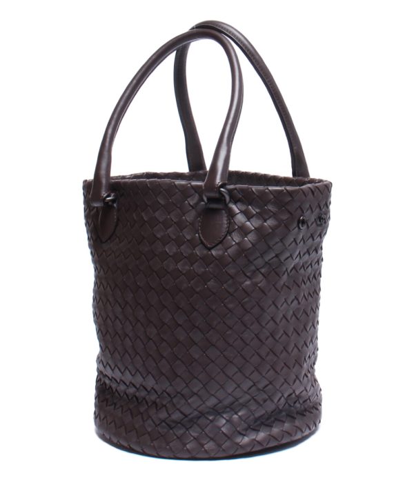 a181224004 2 Bottega Veneta Handbag Intrecciato Brown