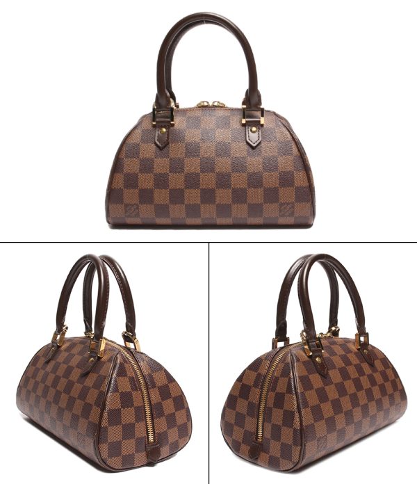 a181231001 2 Louis Vuitton Handbag Boston Type Rivera Brown