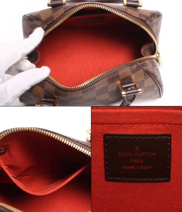 a181231001 3 Louis Vuitton Handbag Boston Type Rivera Brown