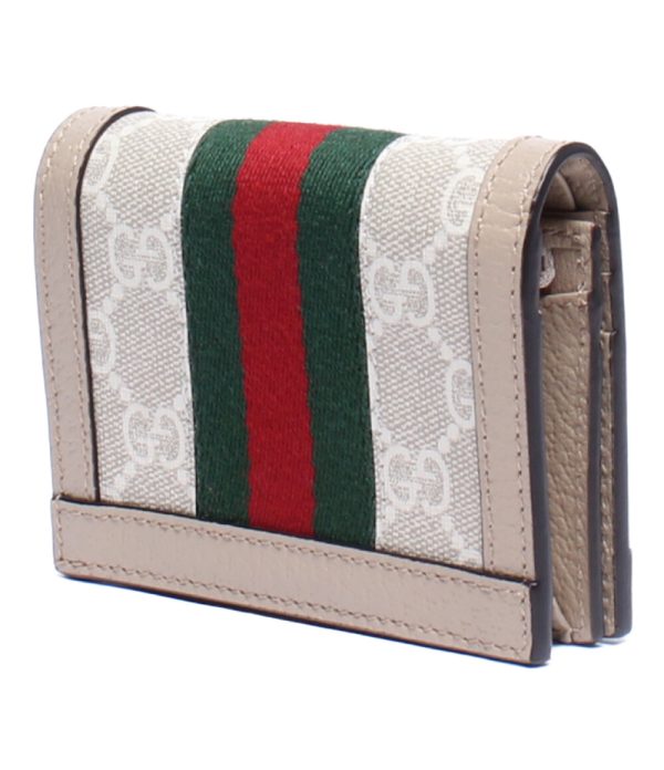 a181340002 2 Gucci Bifold Wallet Mini Wallet Offideia Beige