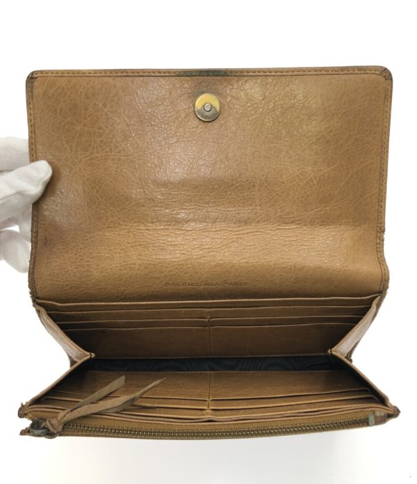 a181392003 3 Balenciaga Long Wallet Coin Purse Brown