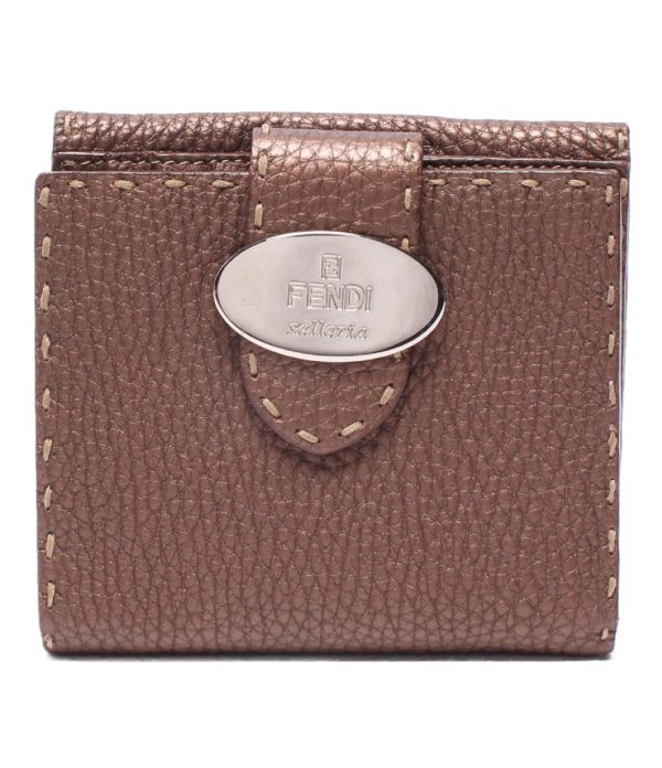 a181404004 1 Fendi Bifold Wallet Selleria Brown