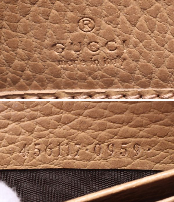 a181731013 4 Gucci Round Zipper Long Wallet GG Marmont Beige