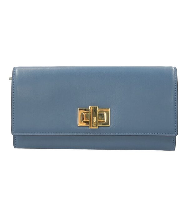 a181973007 1 Fendi Long Wallet Blue