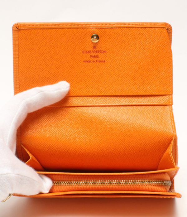 a182154012 3 Louis Vuitton Wallet Portomone Vietresor Orange