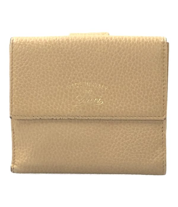 a182169006 1 Gucci Bifold Wallet W Hook Beige