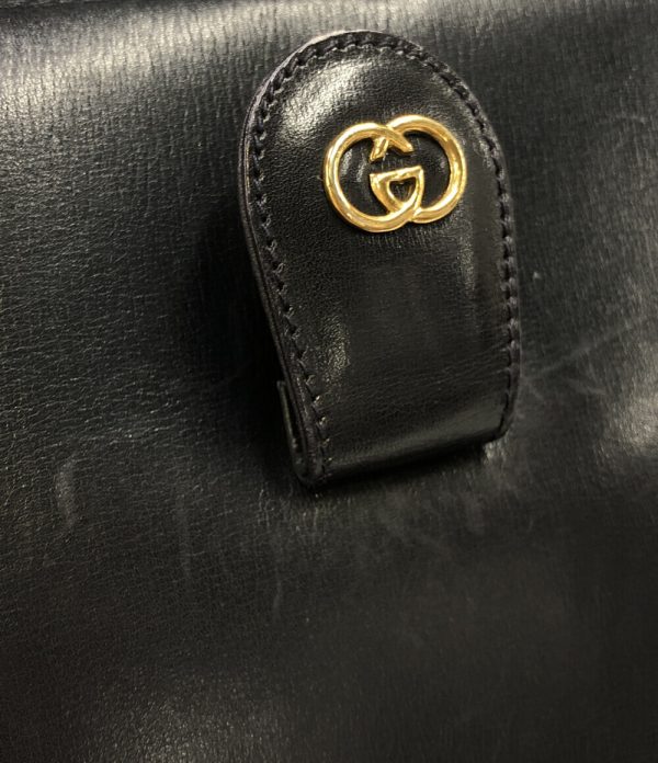 a182202004 6 Gucci Shoulder Bag GG Canvas Black