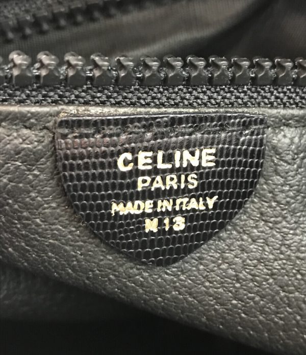 a182221001 4 Celine 2way Handbag Shoulder Crossbody Black