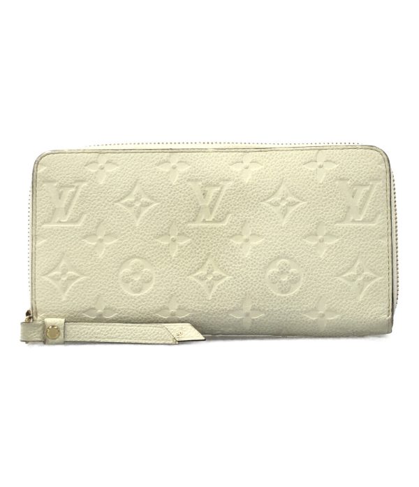 a182232002 1 Louis Vuitton Round Zipper Long Zippy Wallet White