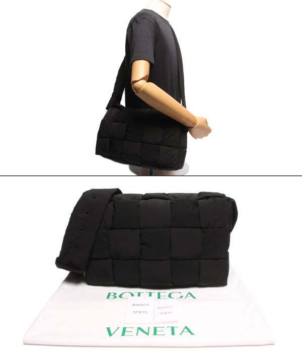 a182344002 8 Bottega Veneta Shoulder Bag Maxi Padded Black