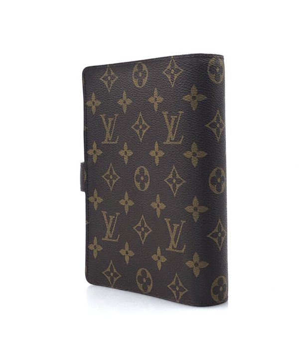 a182363011 2 Louis Vuitton Notebook Cover Agenda MM Brown