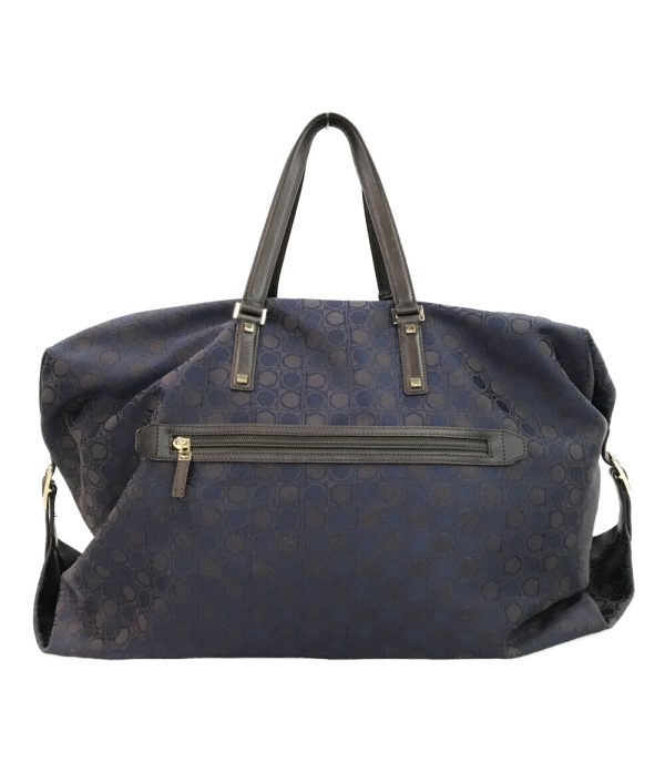 a182364007 1 Salvatore Ferragamo Boston Bag Gancini Navy