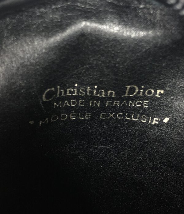 a182416011 4 Christian Dior Leather Shoulder Bag Black