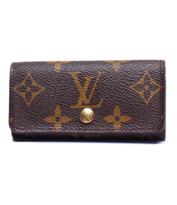 a182441007 1 Louis Vuitton 4 key Case Multicle 4 Monogram Brown